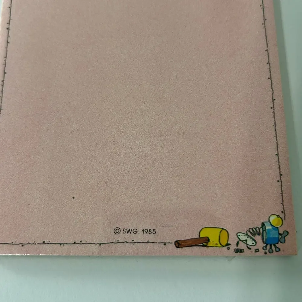 Vintage 80s Stationery Lot of 9 Hallmark Shoebox Sticky Notes Maxine Notepad